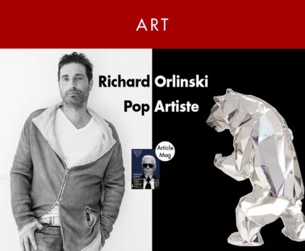 Richard Orlinski est un sculpteur français, né en 1966, ses œuvres, conçues autour du concept « Born Wild » dans un style contemporains.