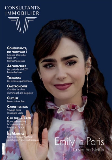 Lily Collins - couverture magazine CI 25