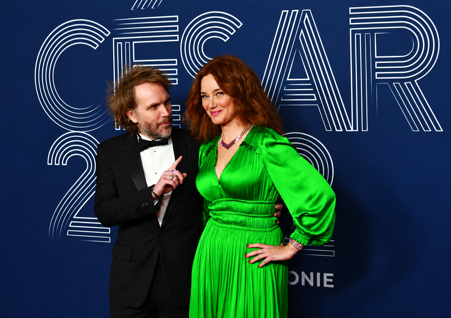 Couple au gala des César 2024